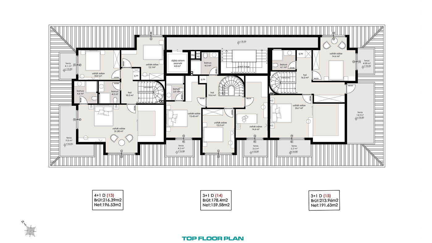Apartments for Sale Near the Beach in Oba, Alanya, Turkey - 94081