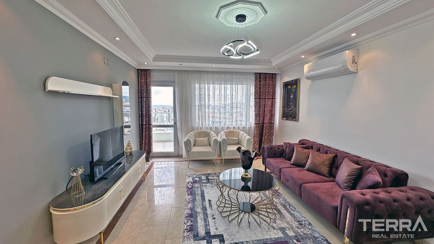 Chic and Furnished Apartment in Alanya Residence, Tosmur - 94430