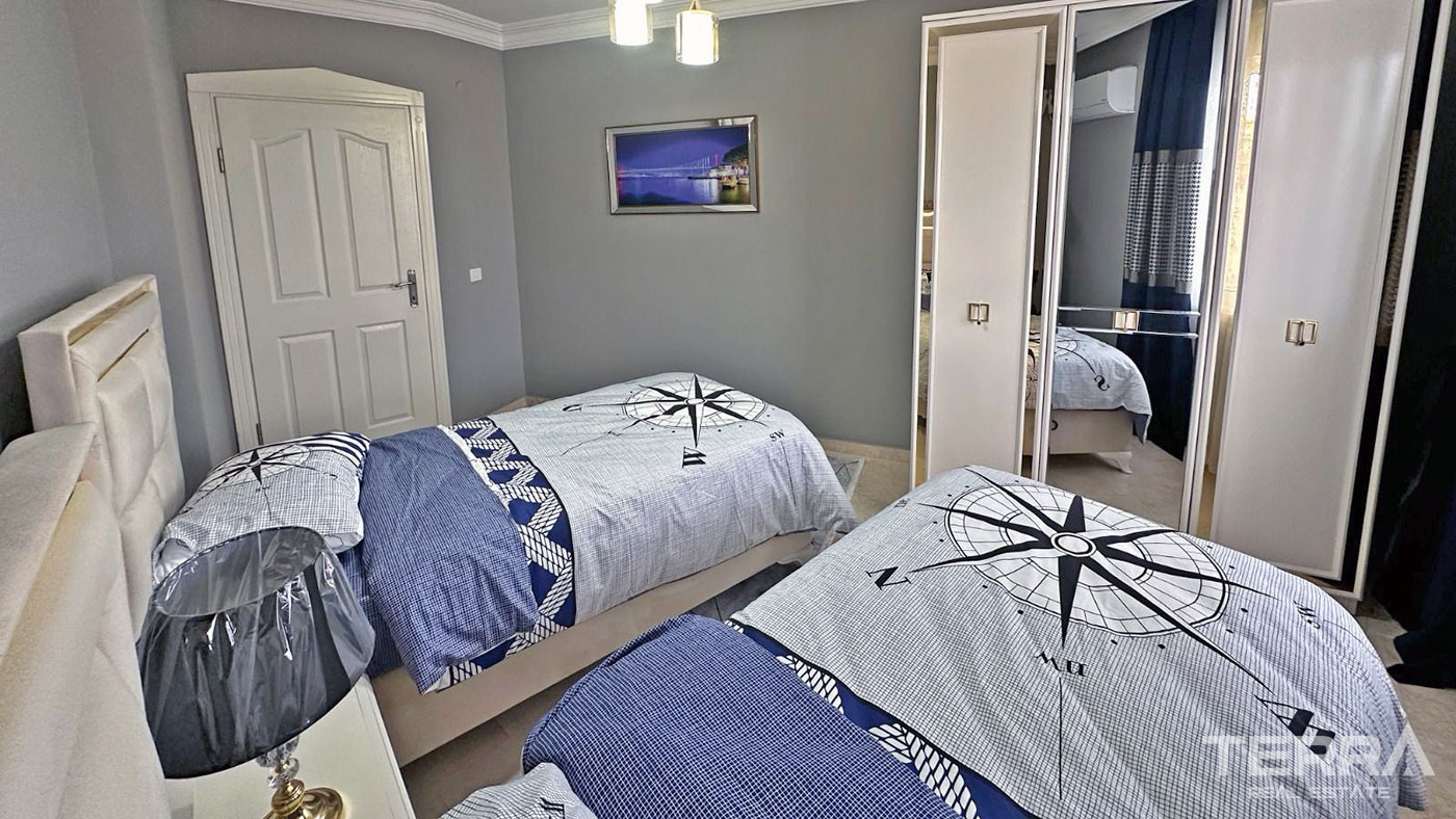 Chic and Furnished Apartment in Alanya Residence, Tosmur - 94434
