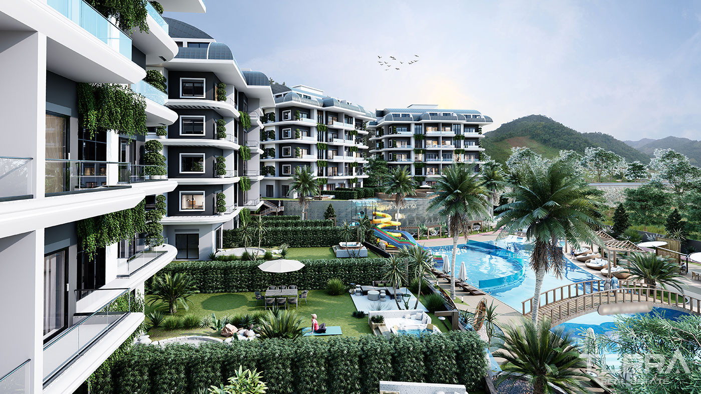 Sea and Mountain View Apartments in Kargıcak, Alanya, Turkey - 94516