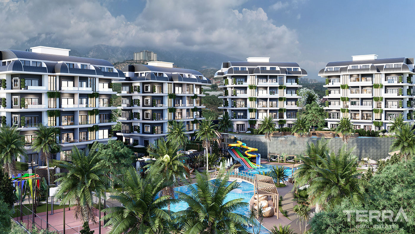 Sea and Mountain View Apartments in Kargıcak, Alanya, Turkey - 94529