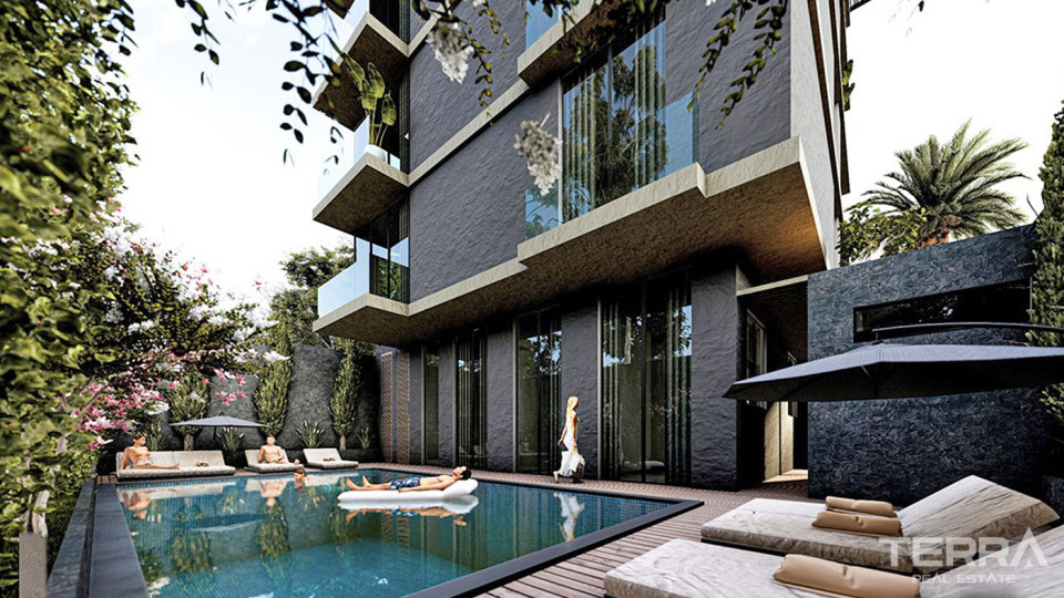 Elegant Beach-Close Flats in Alanya City Center