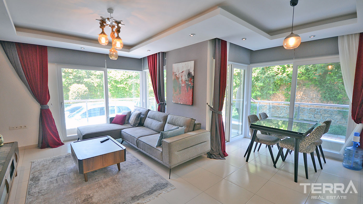 Charming Apartment with Garden Access for Sale in Kestel, Alanya - 95315