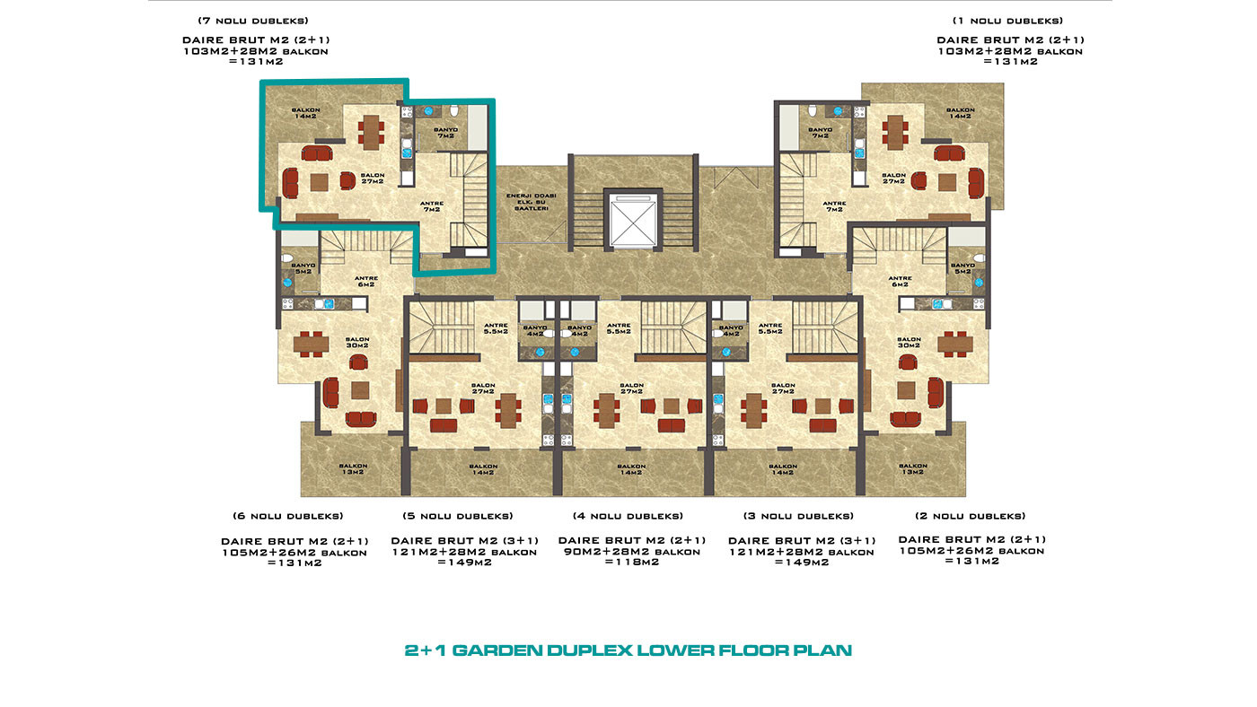 Charming Apartment with Garden Access for Sale in Kestel, Alanya - 95324