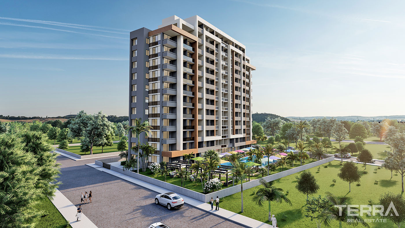 Well-Designed New Flats 500 m from the Beach in Erdemli, Mersin - 95435