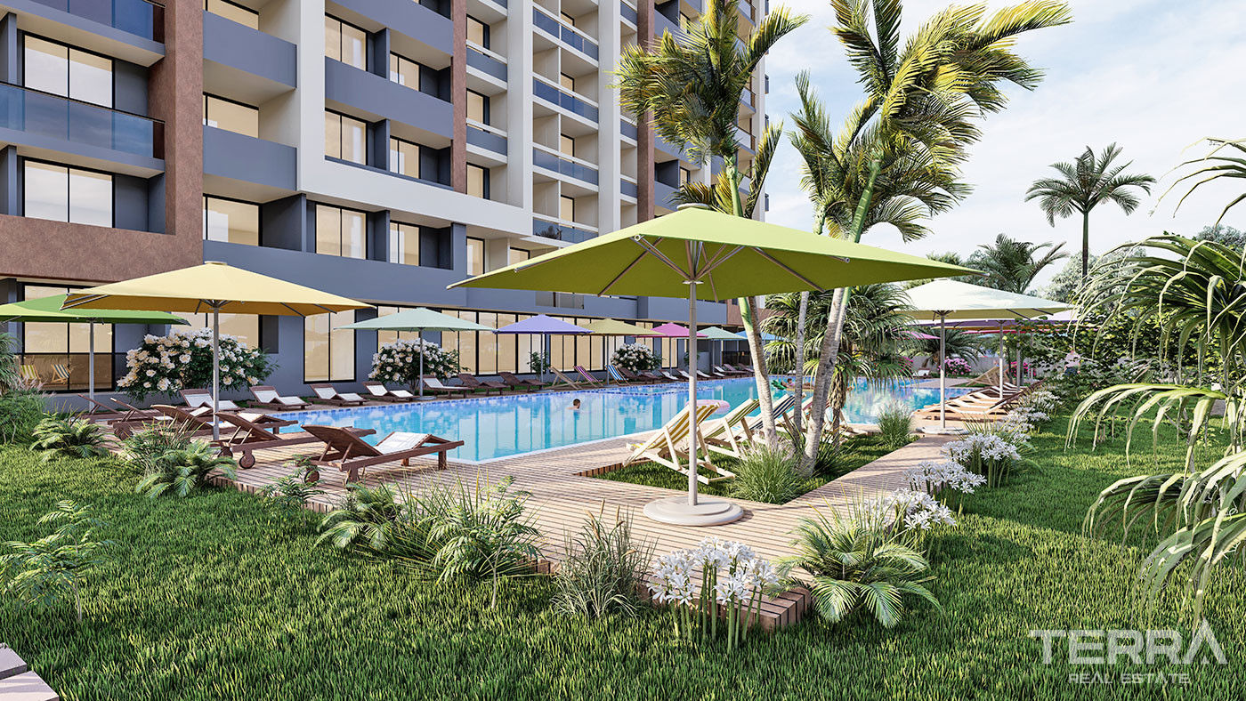 Well-Designed New Flats 500 m from the Beach in Erdemli, Mersin - 95439