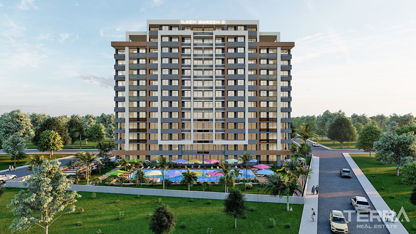 Well-Designed New Flats 500 m from the Beach in Erdemli, Mersin - 95442