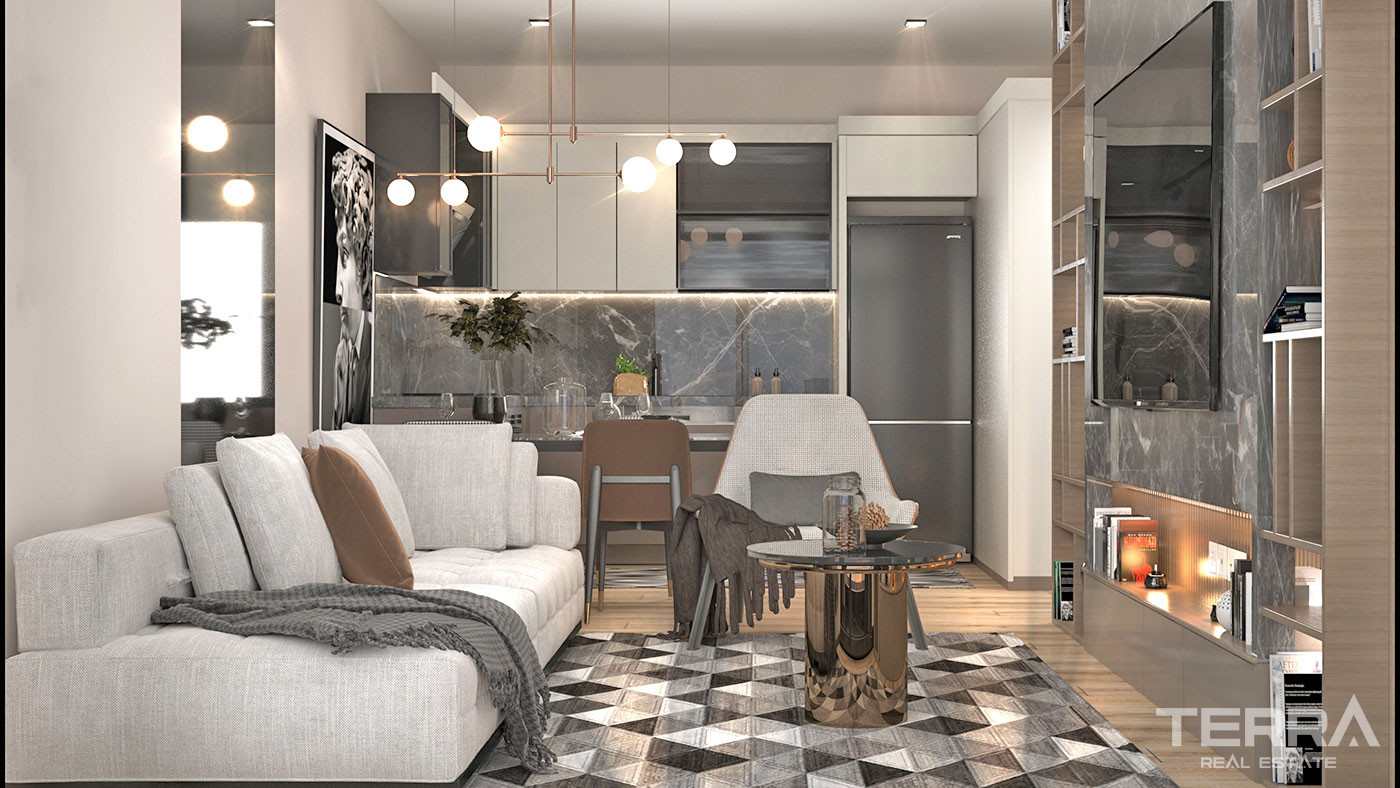 Well-Designed New Flats 500 m from the Beach in Erdemli, Mersin - 95446