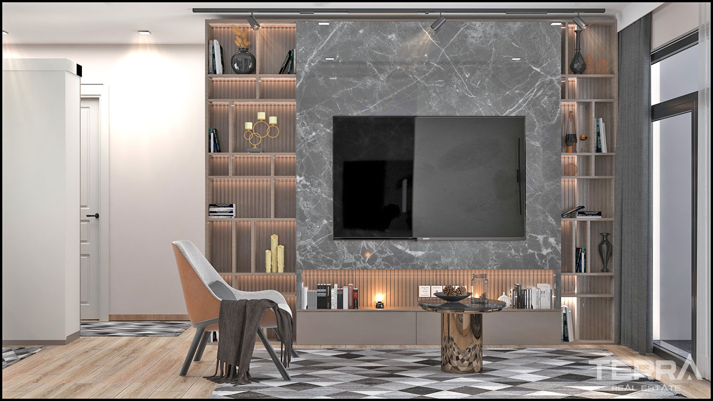 Well-Designed New Flats 500 m from the Beach in Erdemli, Mersin - 95445