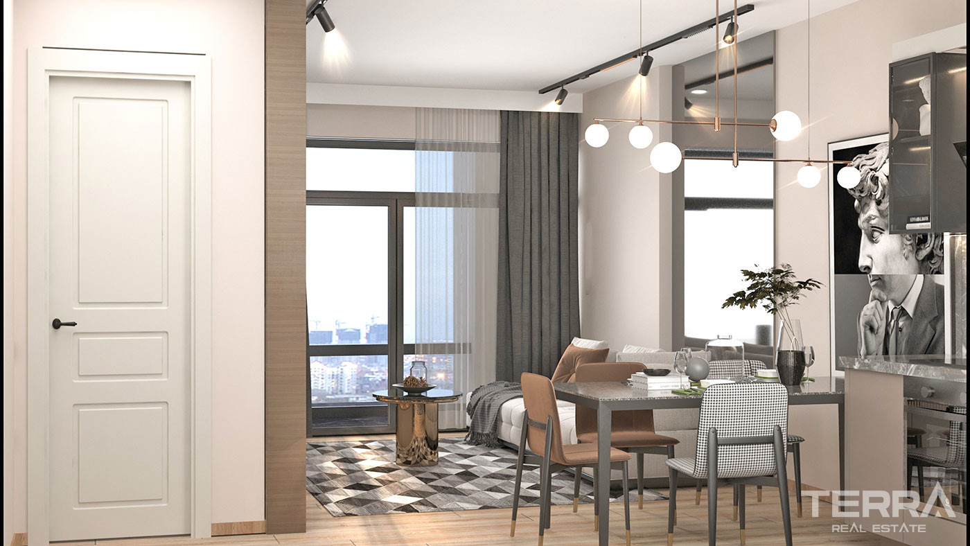 Well-Designed New Flats 500 m from the Beach in Erdemli, Mersin - 95447