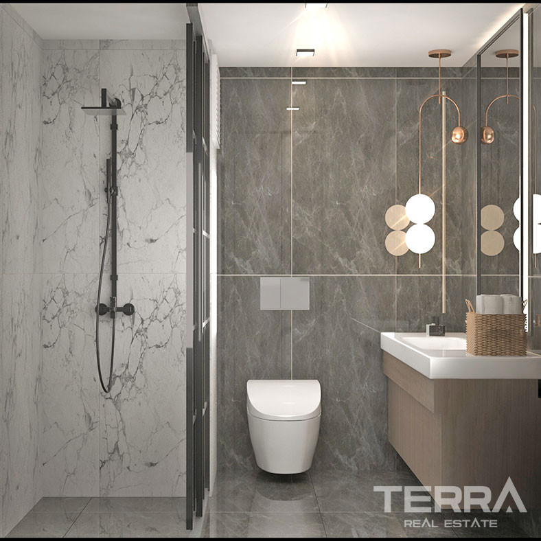 Well-Designed New Flats 500 m from the Beach in Erdemli, Mersin - 95451