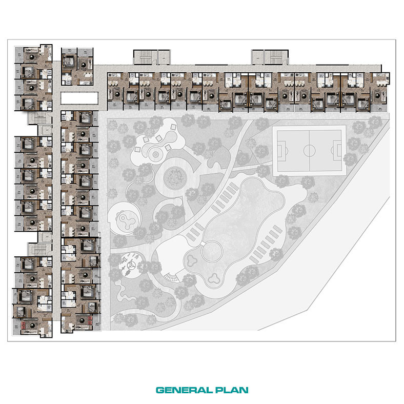 New Mersin Flats Close to The Beach and Daily Amenities in Erdemli - 95469