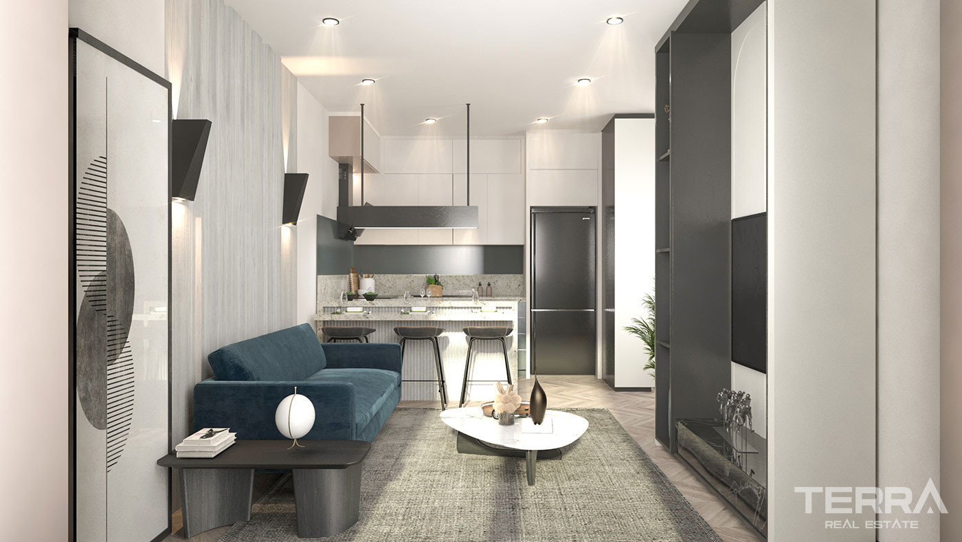 New Mersin Flats Close to The Beach and Daily Amenities in Erdemli - 95470