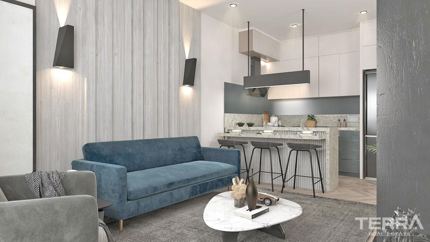 New Mersin Flats Close to The Beach and Daily Amenities in Erdemli - 95471