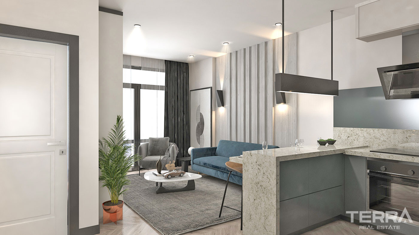 New Mersin Flats Close to The Beach and Daily Amenities in Erdemli - 95472