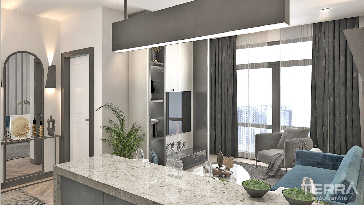 New Mersin Flats Close to The Beach and Daily Amenities in Erdemli - 95473