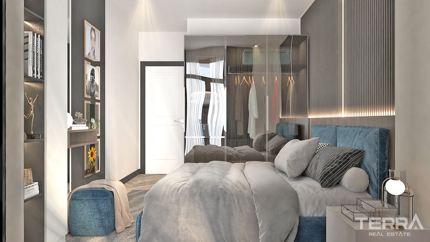 New Mersin Flats Close to The Beach and Daily Amenities in Erdemli - 95477