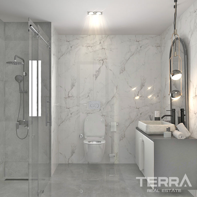 New Mersin Flats Close to The Beach and Daily Amenities in Erdemli - 95478