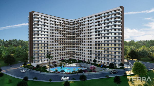 New Mersin Flats Close to The Beach and Daily Amenities in Erdemli