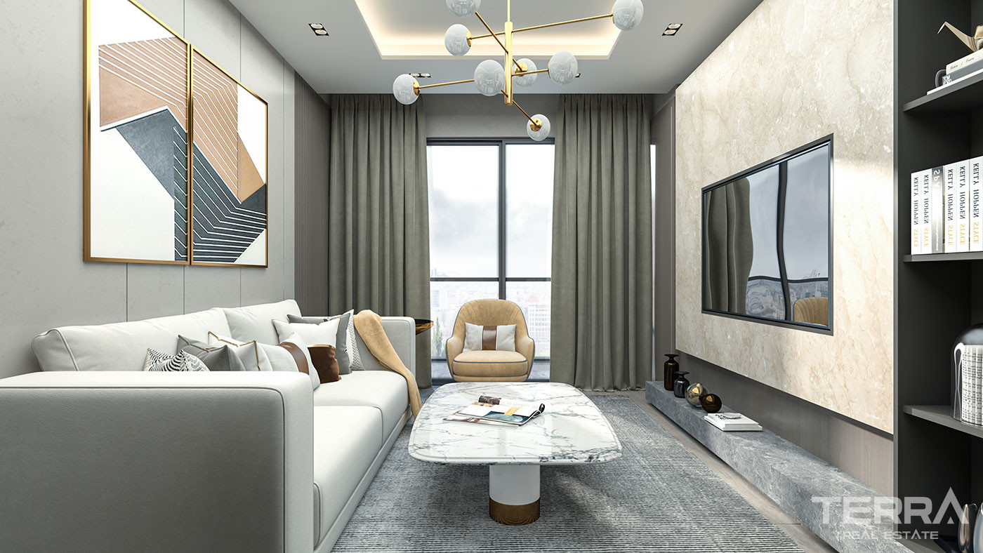 Deluxe Flats Few Steps Away from the Sea in Mersin, Erdemli - 95502