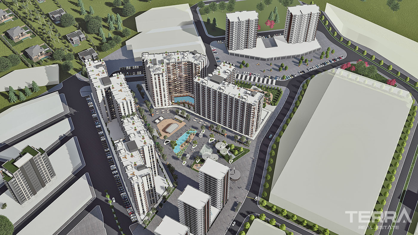 Contemporary Mersin Apartments Close to The Shopping Center in Tarsus - 95506