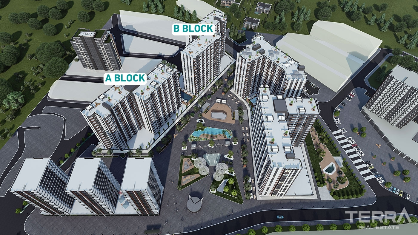 Contemporary Mersin Apartments Close to The Shopping Center in Tarsus - 95507