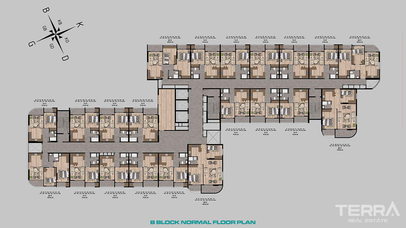 Contemporary Mersin Apartments Close to The Shopping Center in Tarsus - 95523