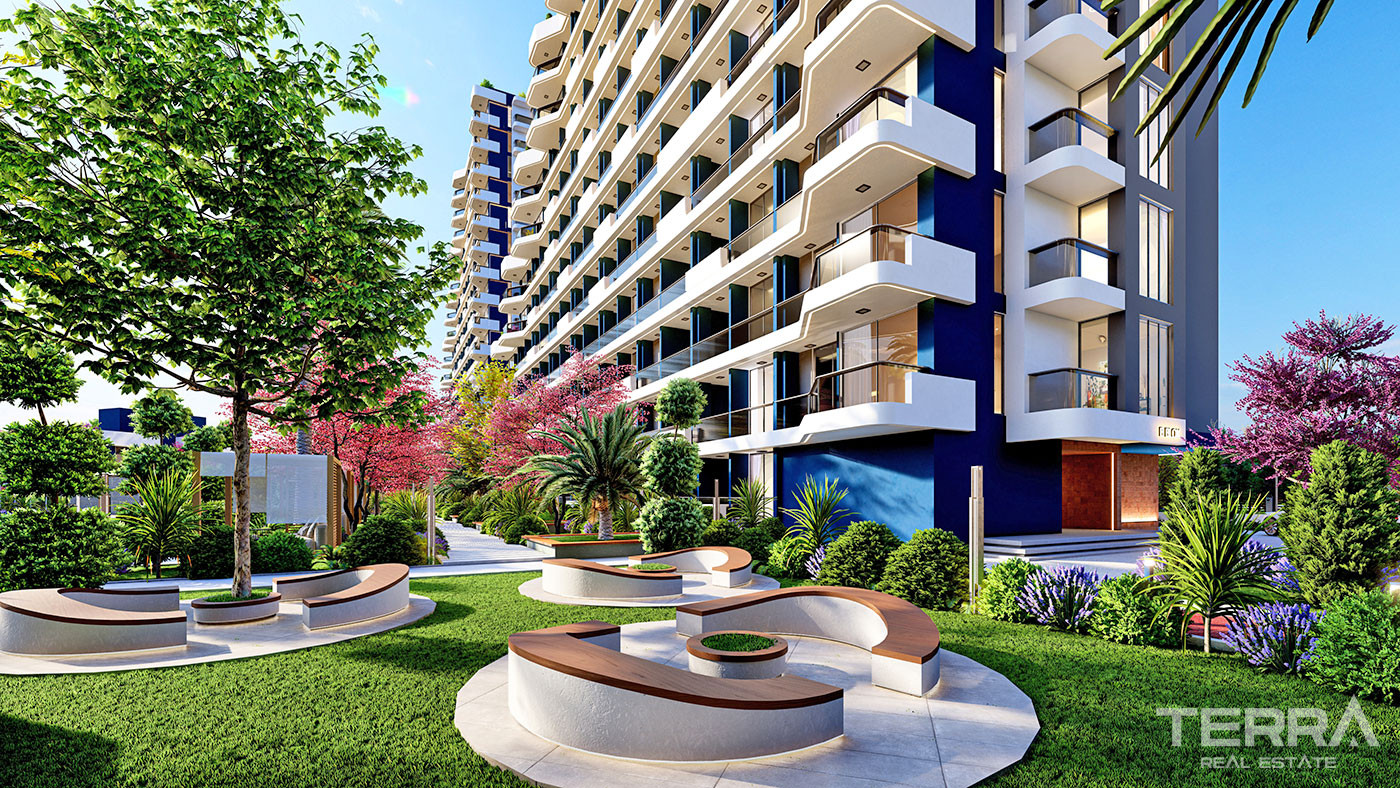 Semi-Detached Villas with Private Pool in Erdemli, Mersin - 95542