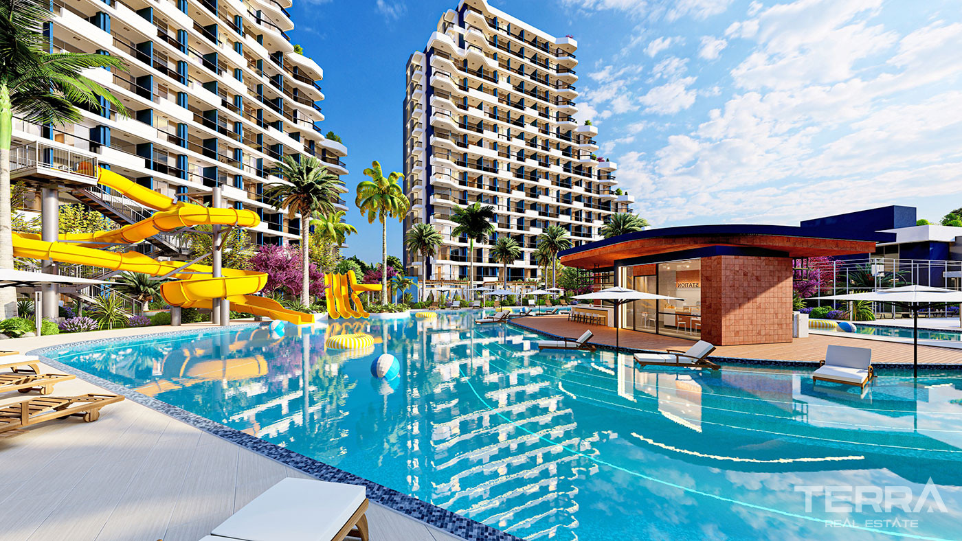 Semi-Detached Villas with Private Pool in Erdemli, Mersin - 95544
