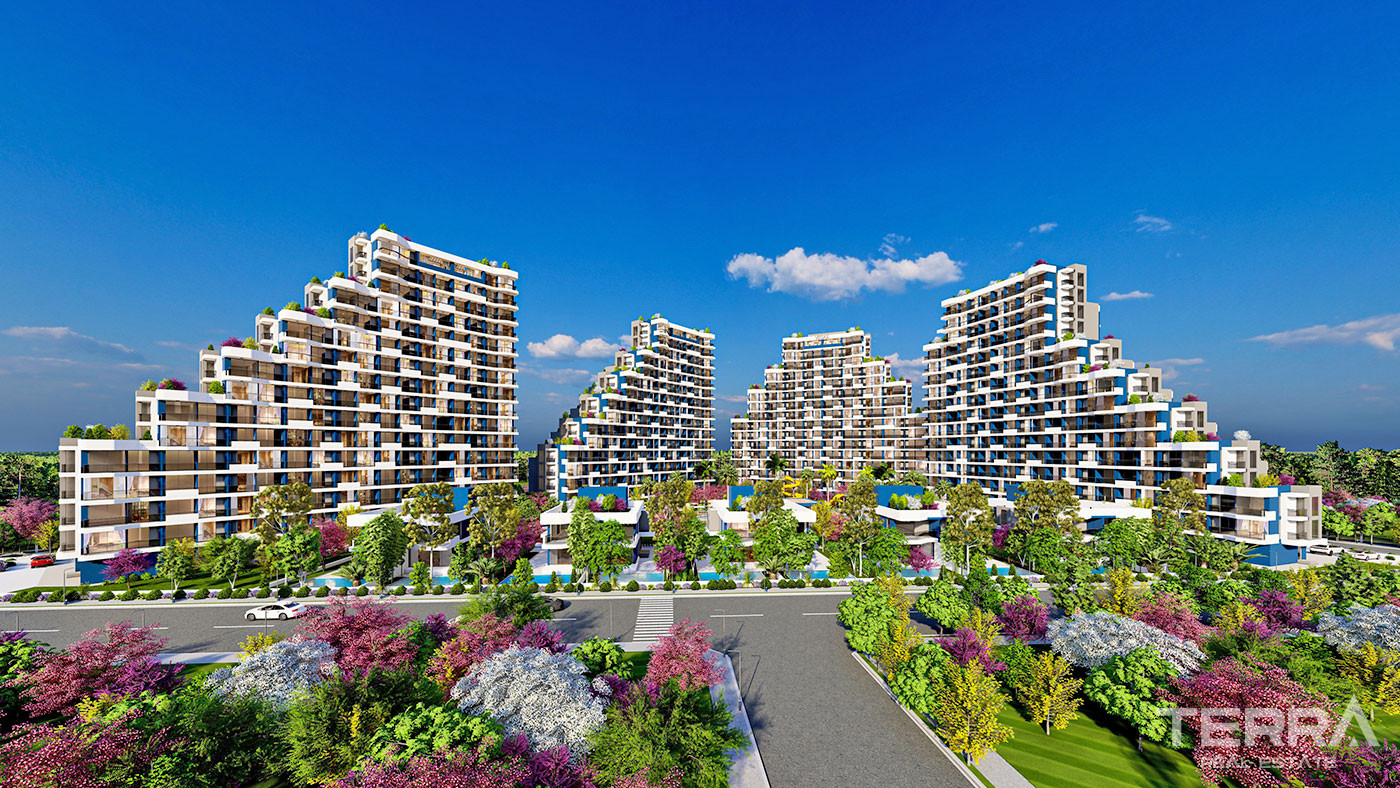 Semi-Detached Villas with Private Pool in Erdemli, Mersin - 95547