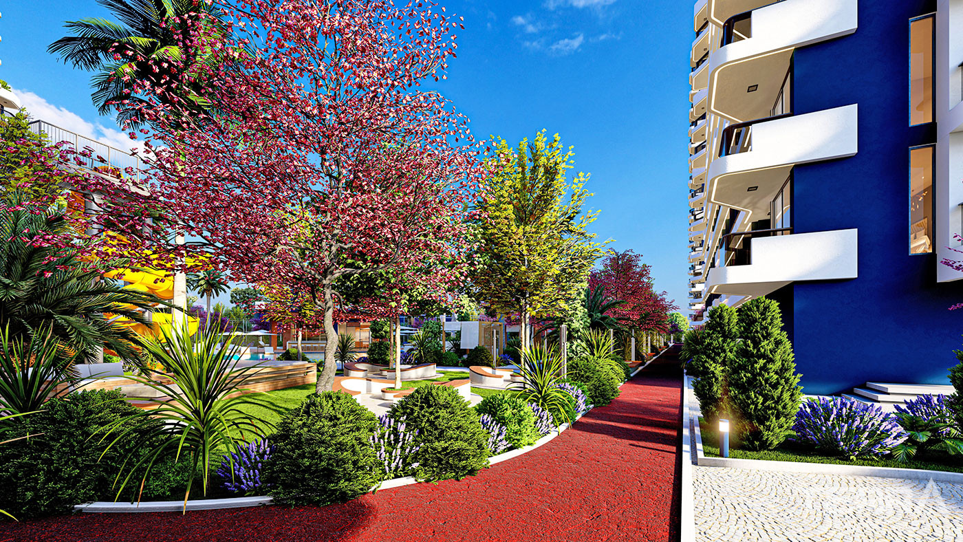 Semi-Detached Villas with Private Pool in Erdemli, Mersin - 95550