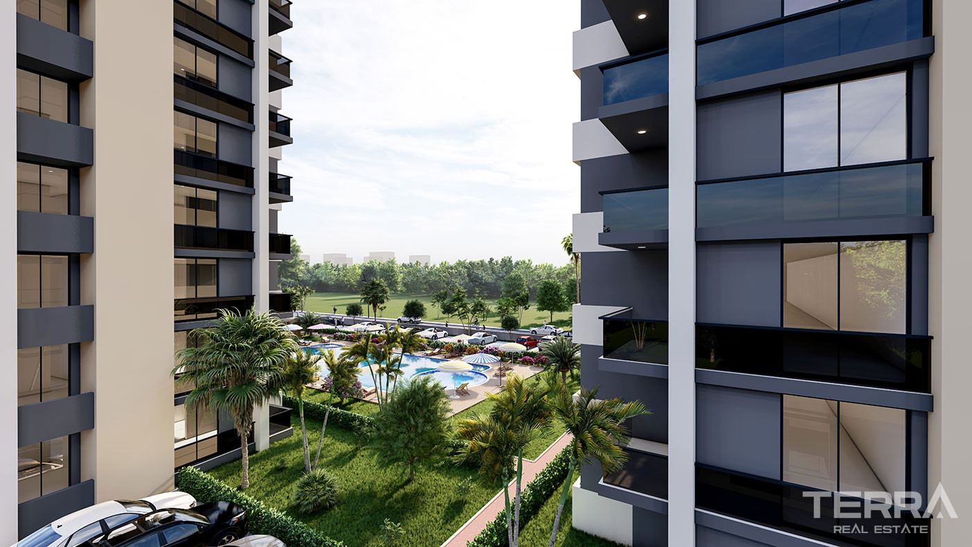Cozy 1+1 Apartments Near the Beach in Erdemli, Mersin - 95572