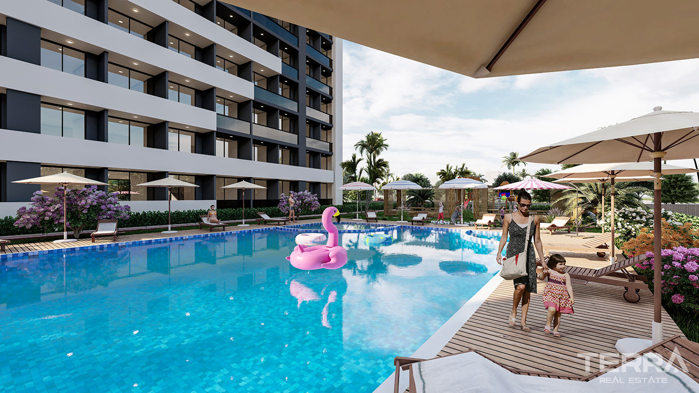 Cozy 1+1 Apartments Near the Beach in Erdemli, Mersin - 95575