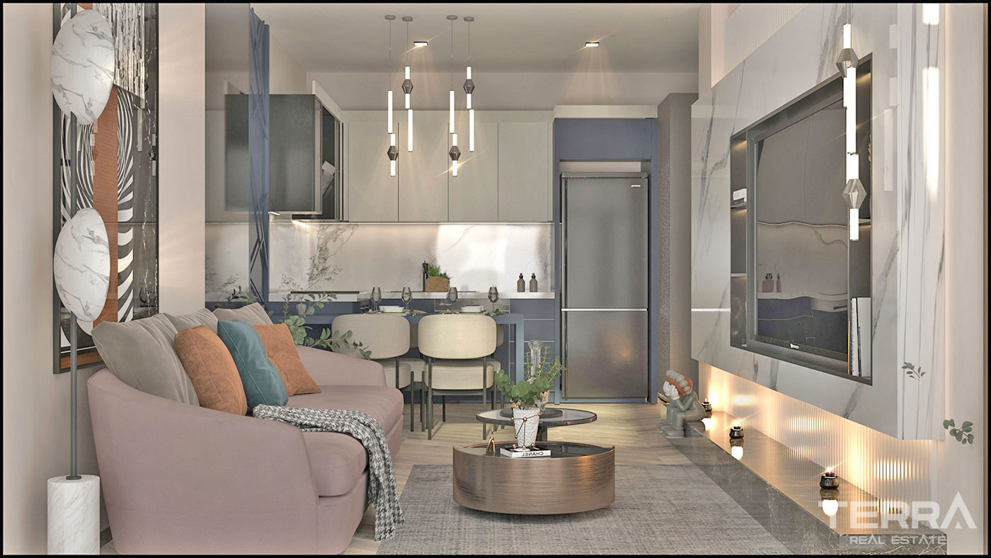 Cozy 1+1 Apartments Near the Beach in Erdemli, Mersin - 95578