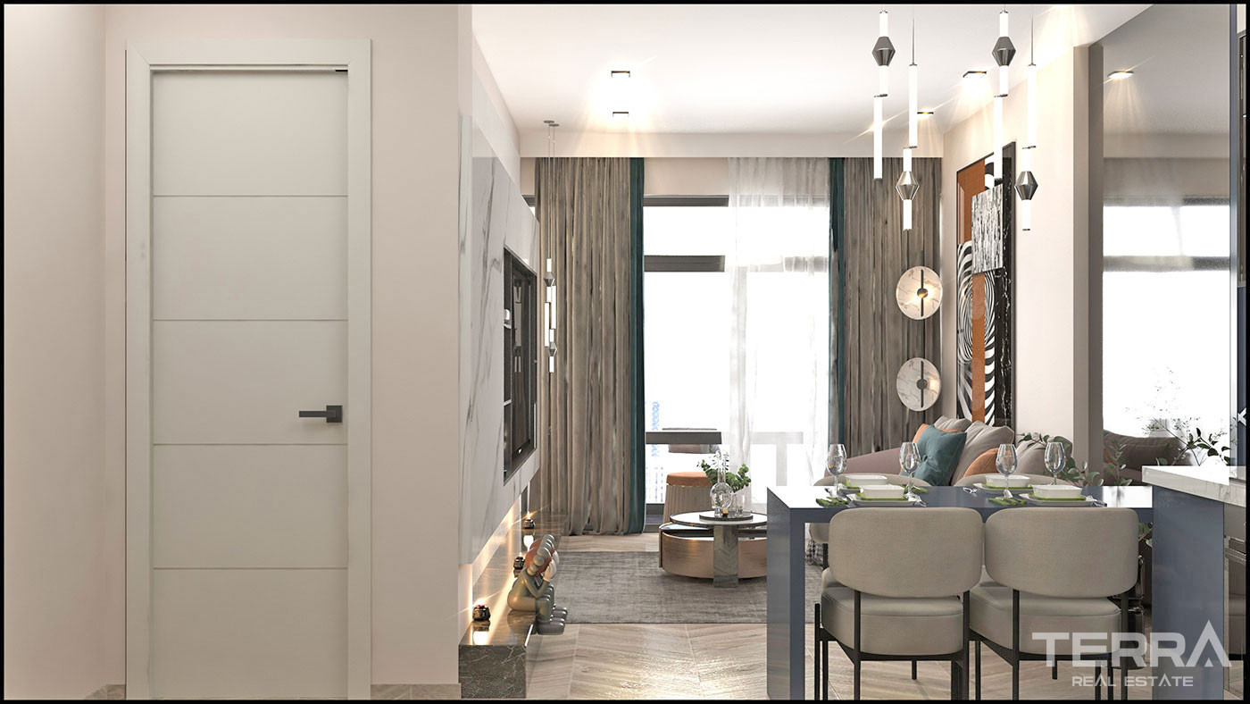 Cozy 1+1 Apartments Near the Beach in Erdemli, Mersin - 95580
