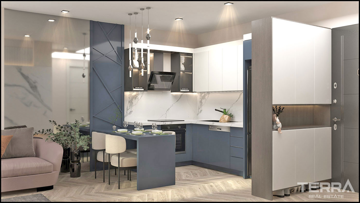 Cozy 1+1 Apartments Near the Beach in Erdemli, Mersin - 95582