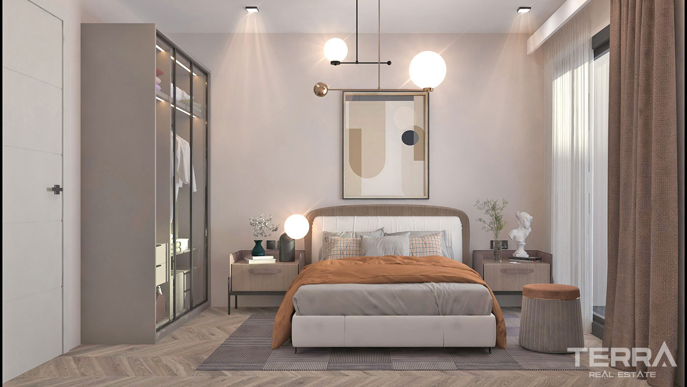 Cozy 1+1 Apartments Near the Beach in Erdemli, Mersin - 95583