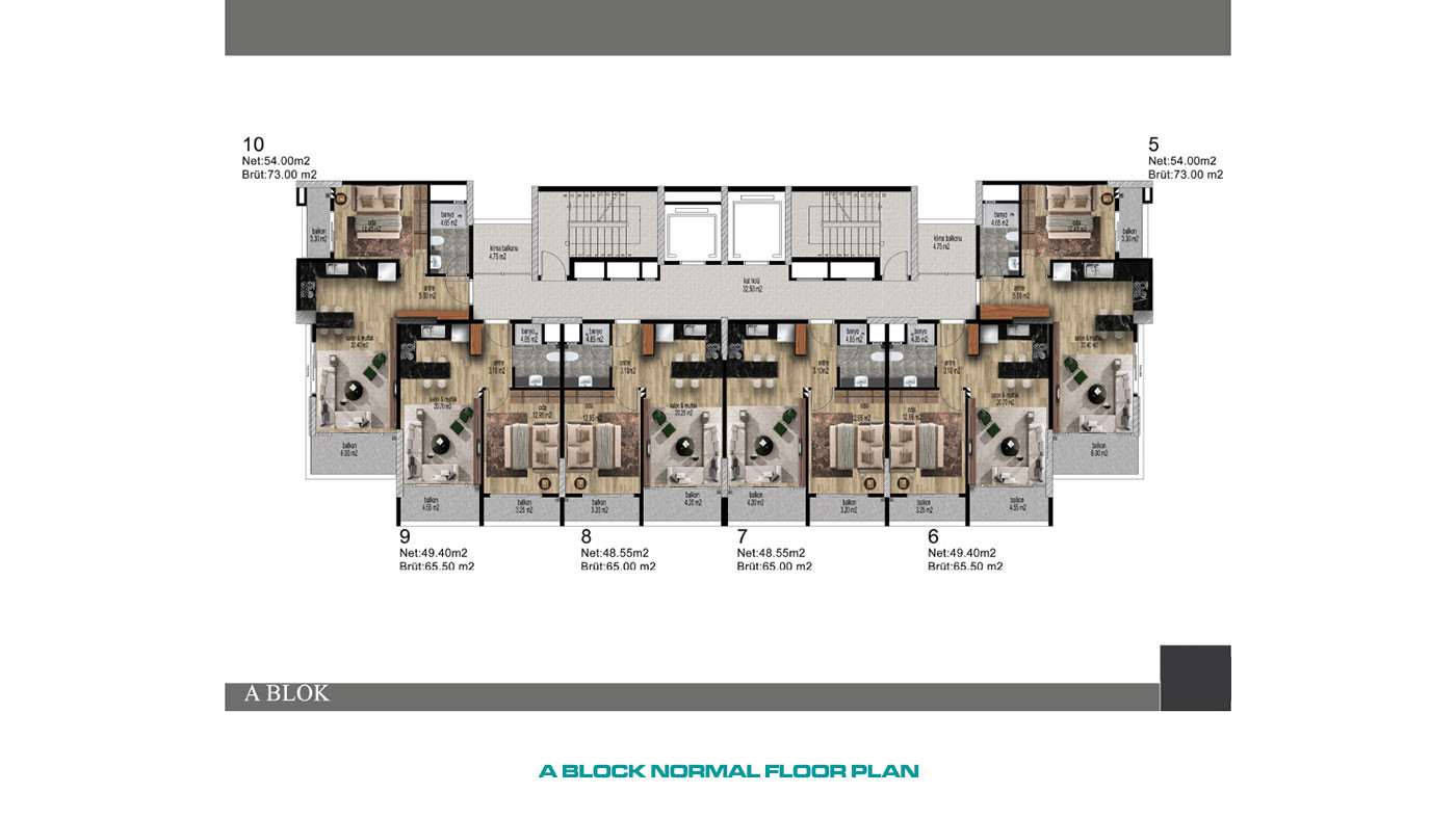 Cozy 1+1 Apartments Near the Beach in Erdemli, Mersin - 95589