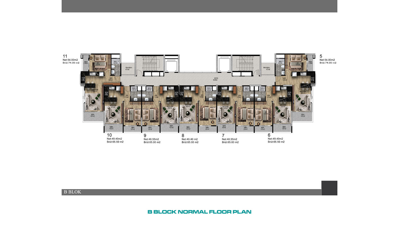 Cozy 1+1 Apartments Near the Beach in Erdemli, Mersin - 95591