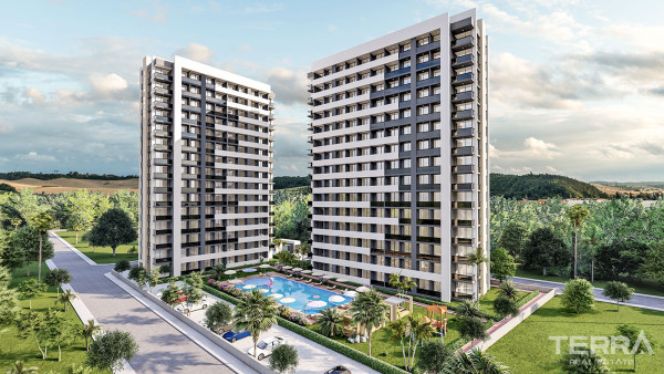 Cozy 1+1 Apartments Near the Beach in Erdemli, Mersin