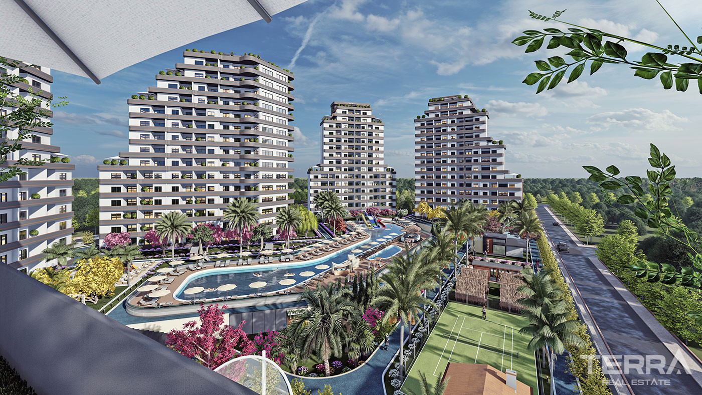 Central and Modern Concept Flats in Mezitli, Mersin - 95613