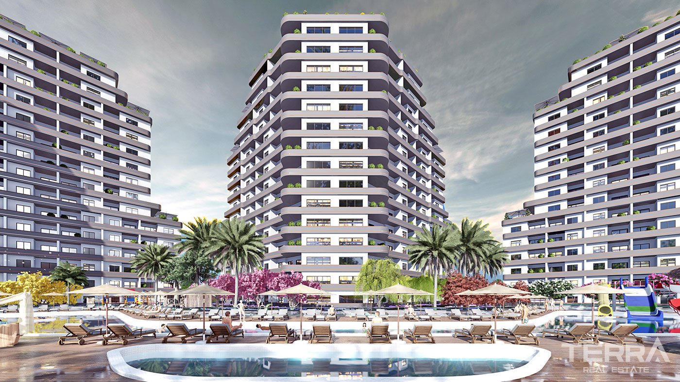 Central and Modern Concept Flats in Mezitli, Mersin - 95614