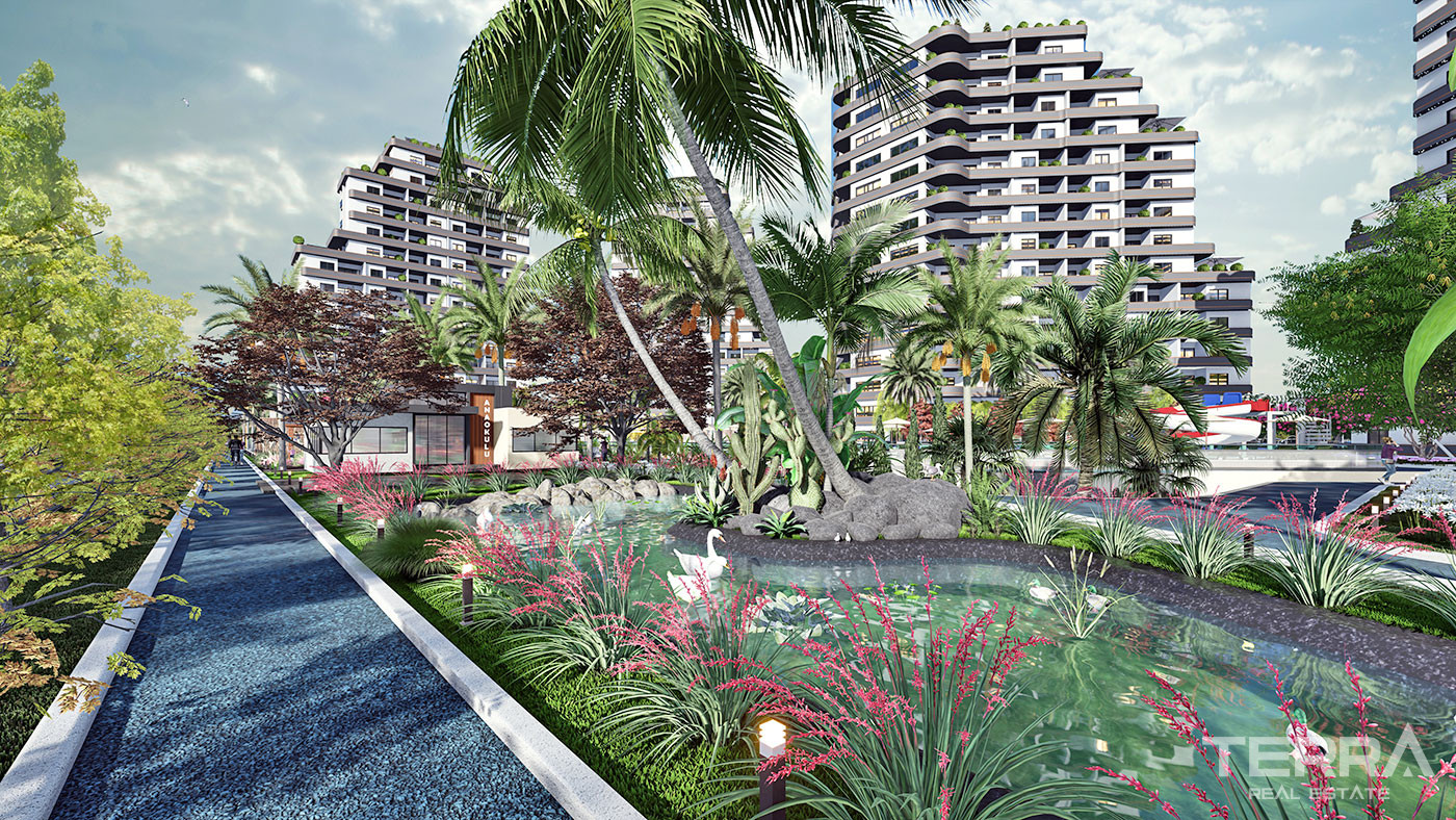 Central and Modern Concept Flats in Mezitli, Mersin - 95619