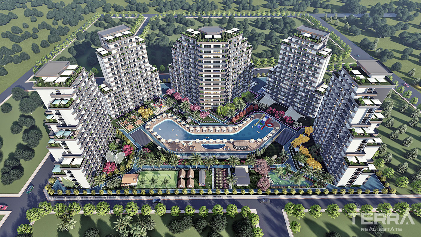 Central and Modern Concept Flats in Mezitli, Mersin - 95622