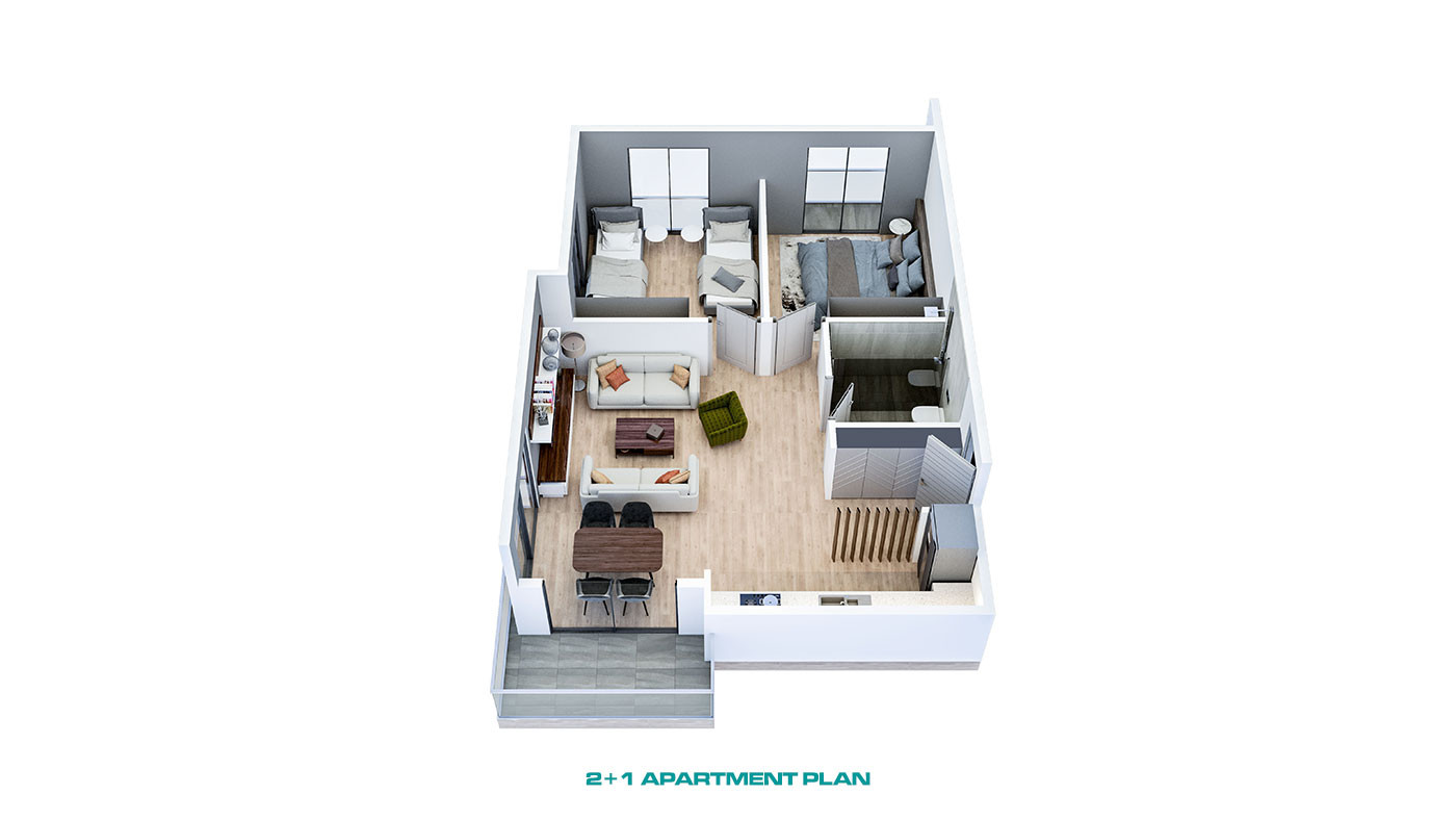 Lovely Apartments within a Family-centric Complex in Mezitli, Mersin - 95646