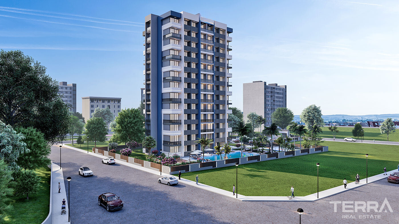 New Complex of 1+1 Flats in a Central Yenişehir Area, Mersin - 95654