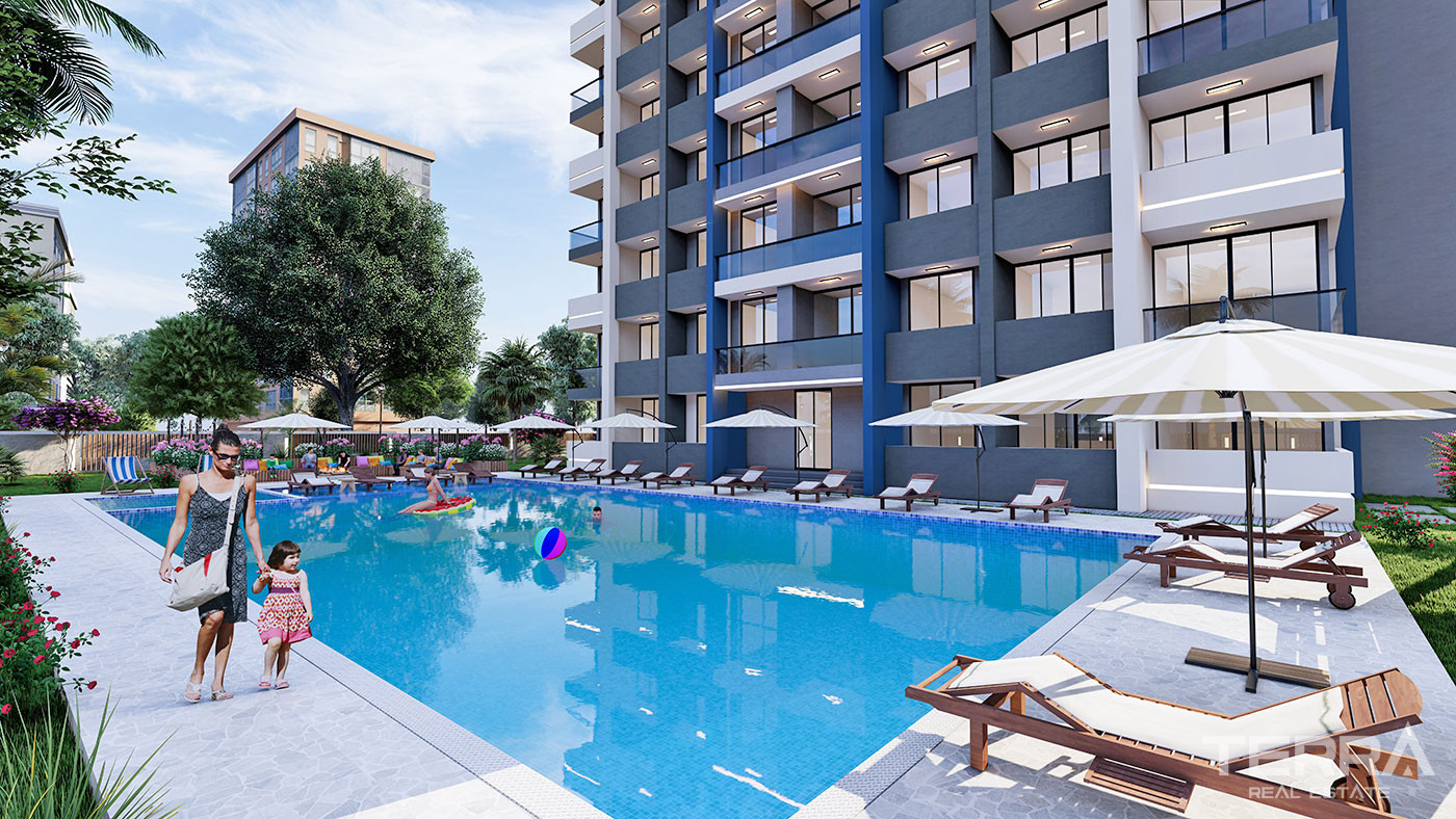 New Complex of 1+1 Flats in a Central Yenişehir Area, Mersin - 95658