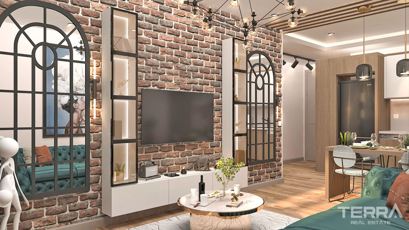 New Complex of 1+1 Flats in a Central Yenişehir Area, Mersin - 95670