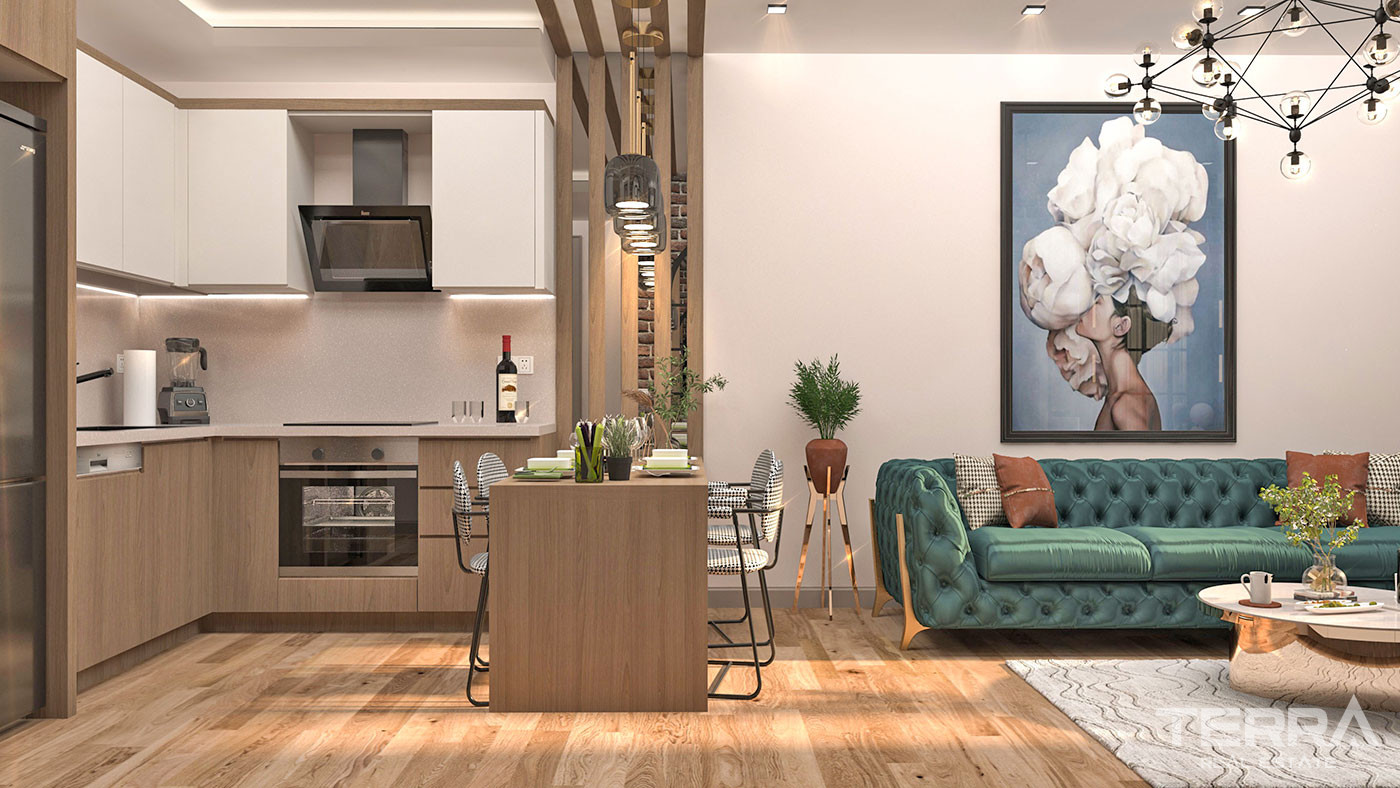 New Complex of 1+1 Flats in a Central Yenişehir Area, Mersin - 95673