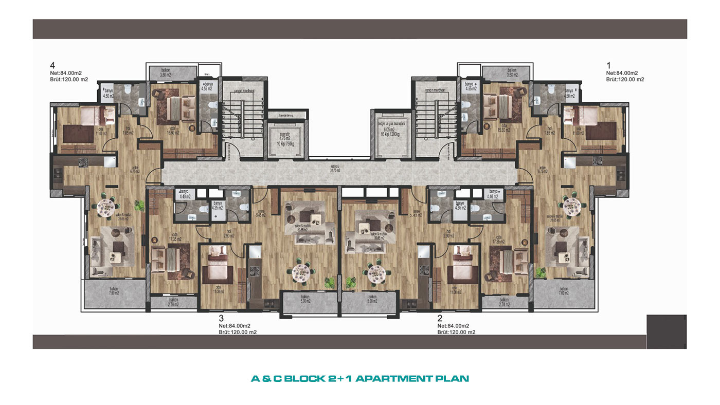 Relaxing Facilities from Mersin Apartments Near the Beach in Erdemli - 95690